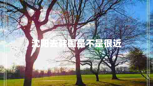 沈陽(yáng)去韓國是不是很近