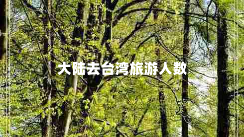大陸去臺灣旅游人數