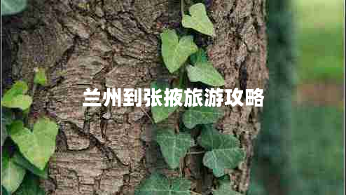 蘭州到張掖旅游攻略