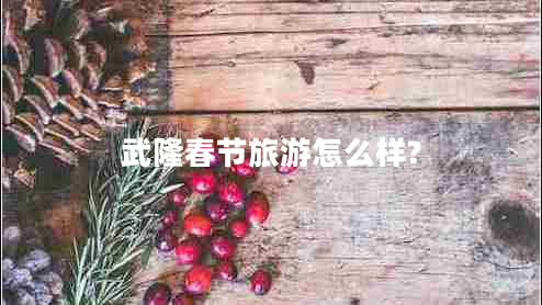 武隆春節旅游怎么樣?