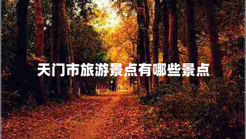 天門(mén)市旅游景點(diǎn)有哪些景點(diǎn)