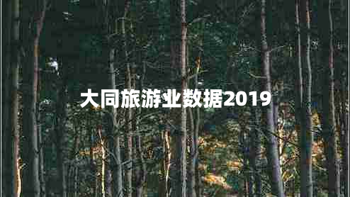 大同旅游業(yè)數據2019