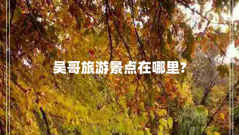 吳哥旅游景點(diǎn)在哪里?