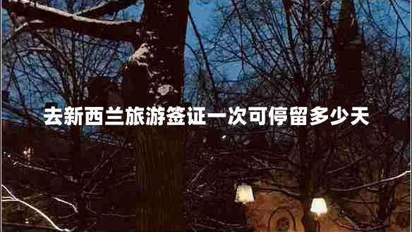 去新西蘭旅游簽證一次可停留多少天