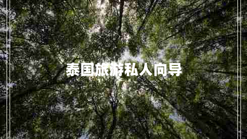 泰國旅游私人向導