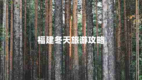 福建冬天旅游攻略