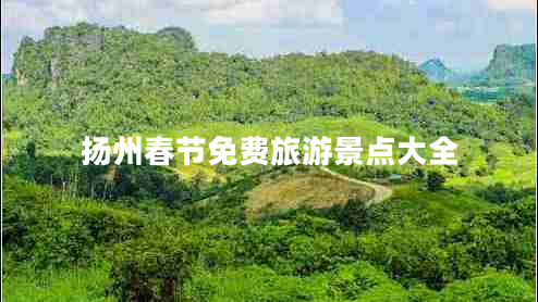 揚州春節免費旅游景點(diǎn)大全