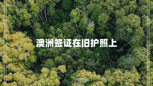 澳洲簽證在舊護照上