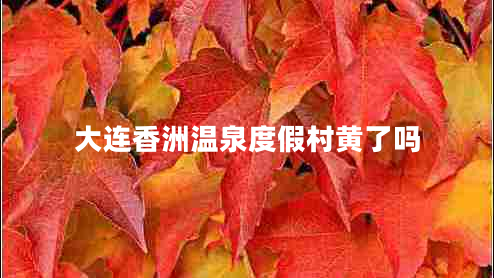 大連香洲溫泉度假村黃了嗎