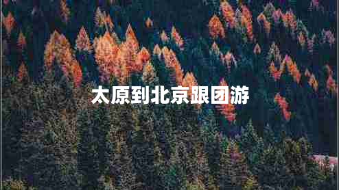 太原到北京跟團游