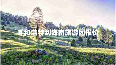 呼和浩特到海南旅游團報價(jià)
