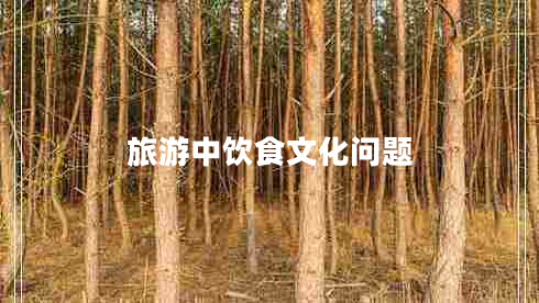 旅游中飲食文化問(wèn)題