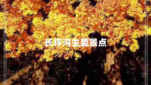 長(cháng)坪溝主要景點(diǎn)