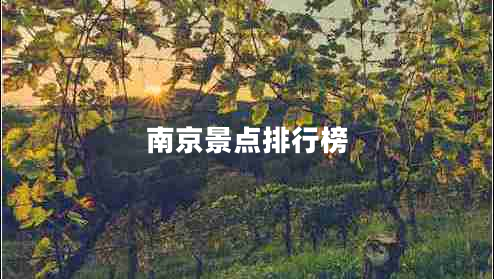 南京景點(diǎn)排行榜