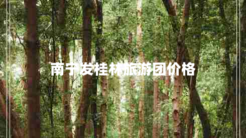 南寧發(fā)桂林旅游團價(jià)格