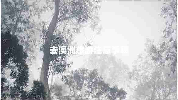 去澳洲旅游注意事項