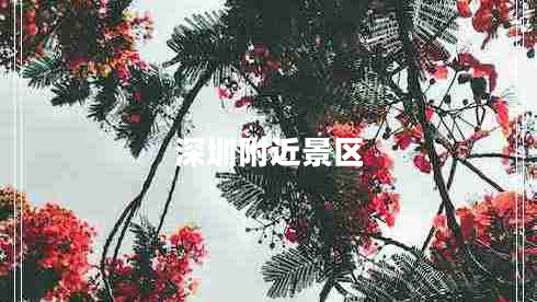 深圳附近景區