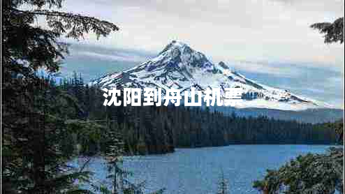 沈陽(yáng)到舟山機票