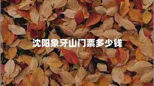 沈陽(yáng)象牙山門(mén)票多少錢(qián)