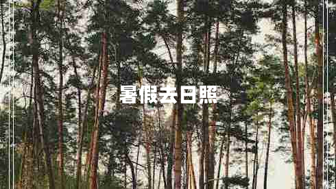 暑假去日照