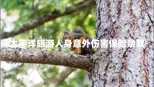 太平洋旅游人身意外傷害保險條款 太平洋旅游人身意外傷害保險條款