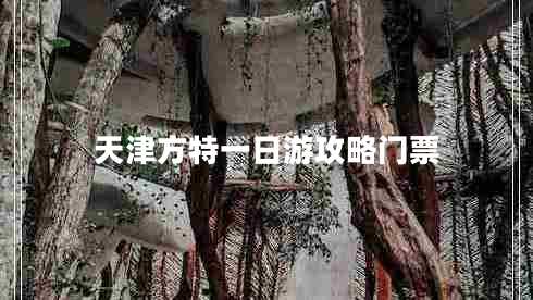 天津方特一日游攻略門(mén)票