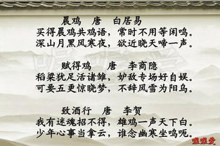 杜甫關(guān)于雞的詩(shī)句