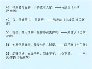 職中必背古詩(shī)句