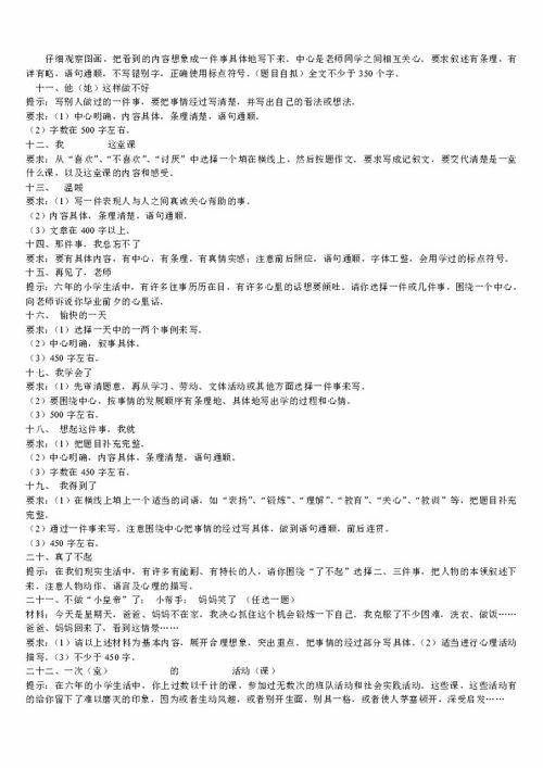 小學(xué)畢業(yè)作文開(kāi)頭段