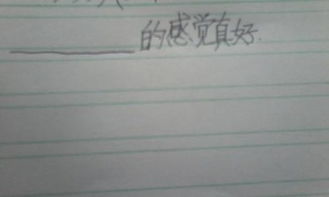 怎樣寫(xiě)好的感覺(jué)真好作文開(kāi)頭