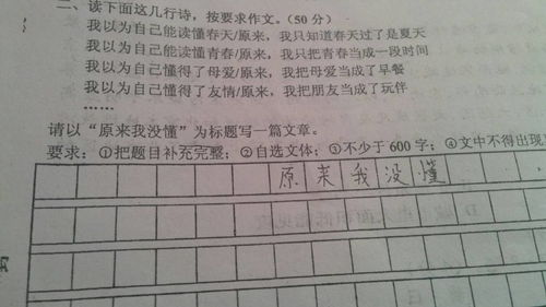 原來(lái)我沒(méi)被忽略的作文開(kāi)頭