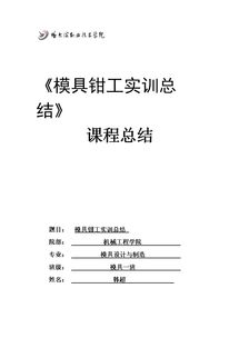 鉗工實(shí)訓報告范文、鉗工實(shí)訓報告、鉗工實(shí)訓報告模板(鉗工實(shí)訓的實(shí)訓報告)