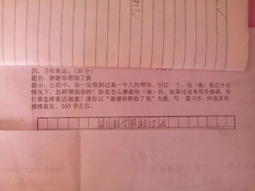 作文感謝你給了我更多開(kāi)頭