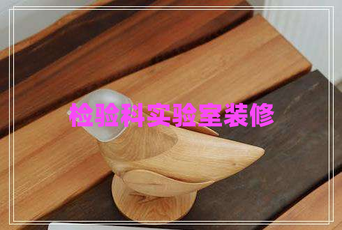 檢驗科實(shí)驗室裝修