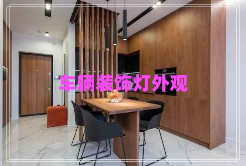 車(chē)輛裝飾燈外觀(guān)