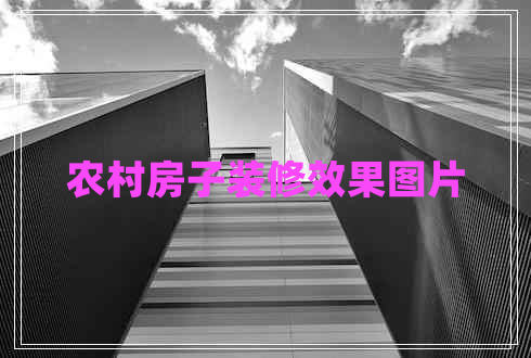 農村房子裝修效果圖片