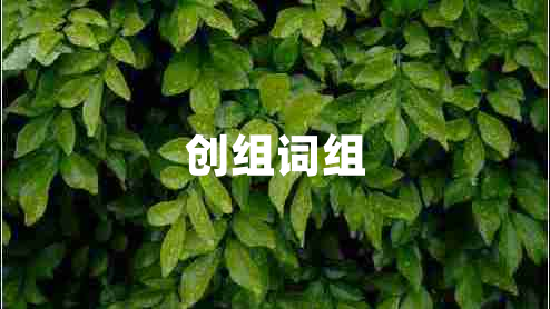 創(chuàng  )組詞組