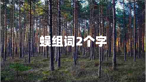 蜈組詞2個(gè)字