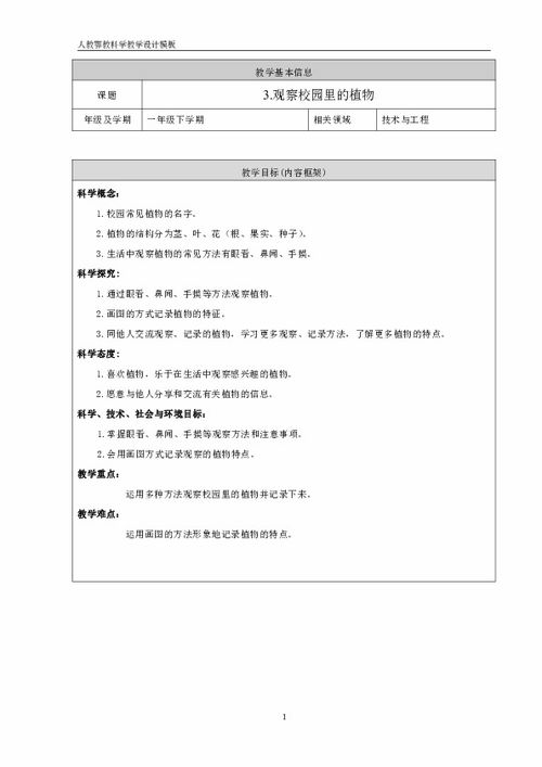 觀(guān)察校園作文課教學(xué)設計