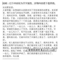 校園制作風(fēng)箏作文420字