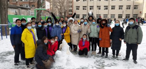 《歡樂(lè )的雪后校園》為題的作文