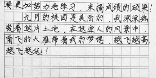 關(guān)于九月的校園的作文400字左右