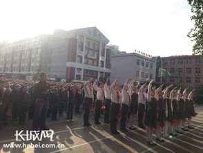 小學(xué)校園升旗儀式點(diǎn)面結合作文