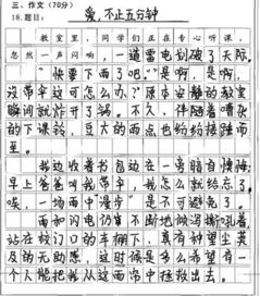 校園類(lèi)中考滿(mǎn)分作文800