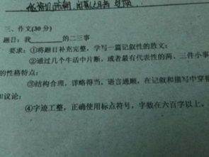 校園兩三事作文700