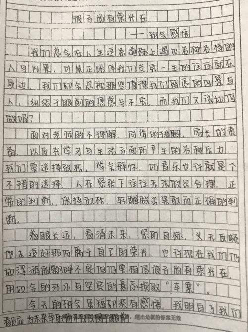 作文,我與,高中,成長(cháng)