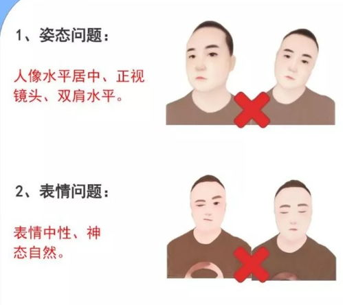 拍證件照片應該注意事項