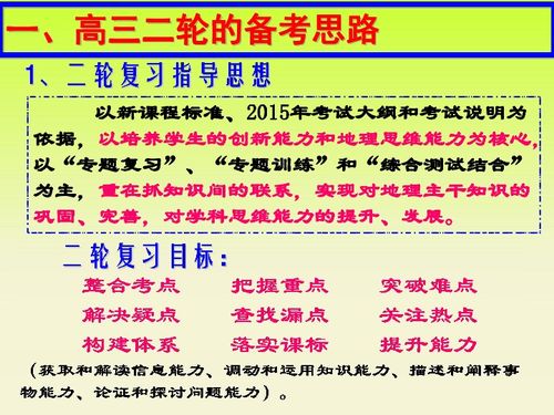 注意事項,復習,高三