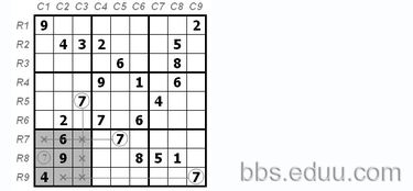 數獨的知識基礎